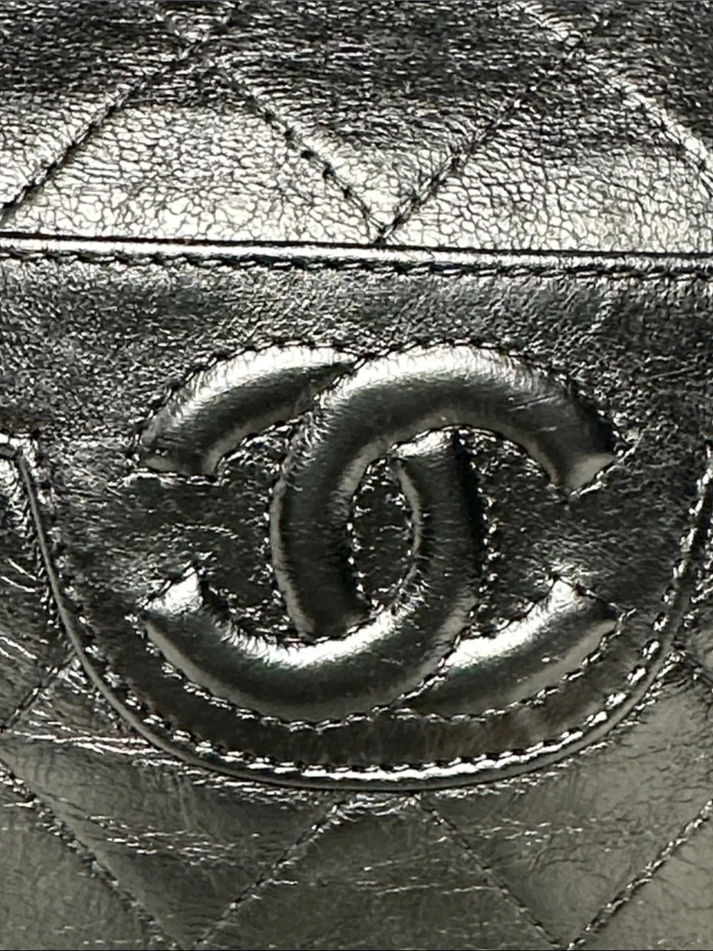 CHANEL Black Quilted Lambskin Crossbody with Tassel and Chain